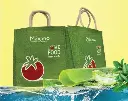 Reusable Grocery Shopping Bag -  Love Food Print