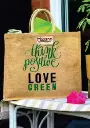 Reusable Grocery Shopping Bag -  Think Positive Print